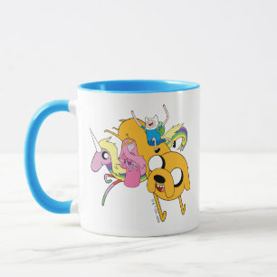 Mug Temps d'aventure Lady, Bubblegum, Finn & Jake