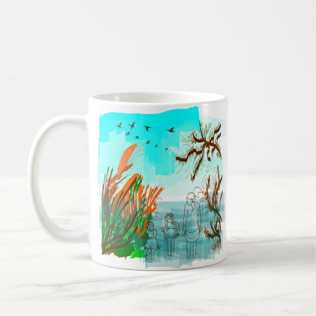 Mug Temps De Plaisir Avec Grand-Mère Vue Extérieure Co (Gauche)