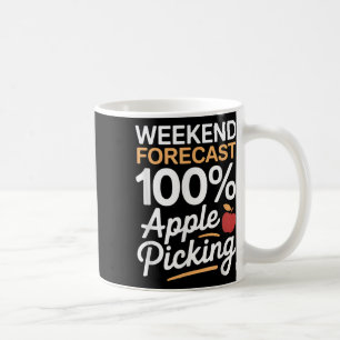 Mug Temps de ramassage de pommes de weekend drôle à 10