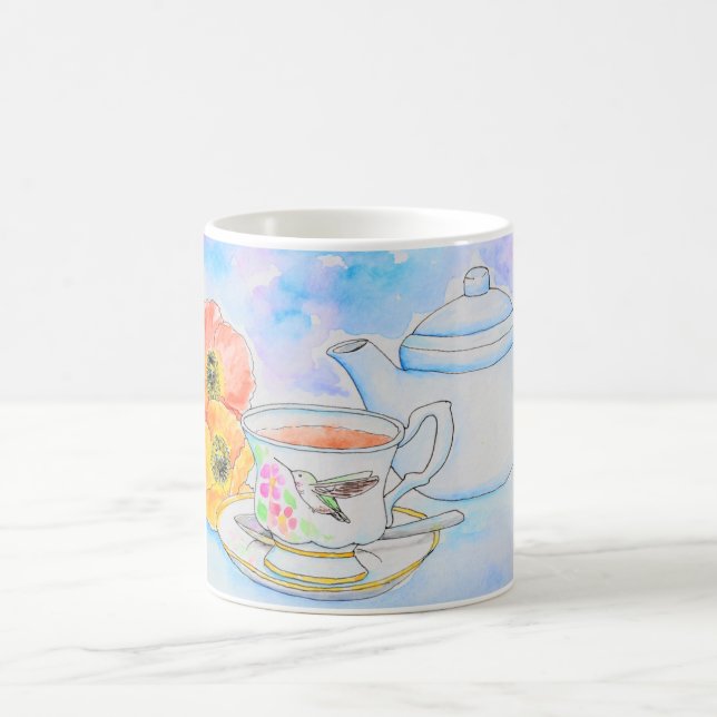 Mug Temps pour la peinture à l'aquarelle de thé (Centre)