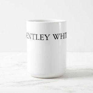 Mug Tendance Chic Blanc Style Simple Simple Plaque Vot