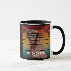 MUG TENDANCE MEILLEUR PÈRE DE CHIEN JAMAIS CADEAU FÊTE