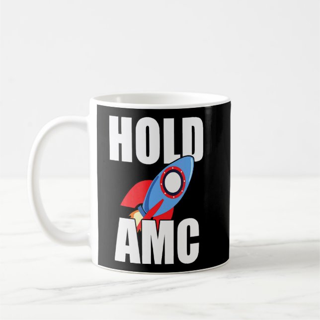 Mug Tenez Amc Stock Apes À La Lune Courte Squeeze (Gauche)
