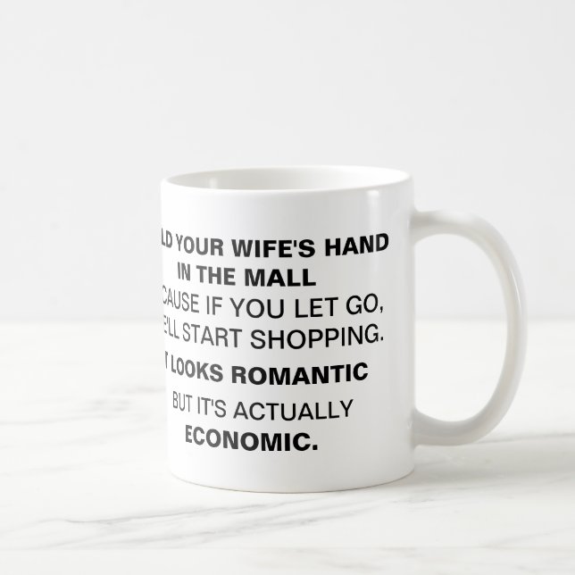 MUG TENEZ LA MAIN DE VOTRE ÉPOUSE DANS LE MAIL (Droite)