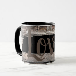 Mug TENNESSE rustique AMOUR en écriture
