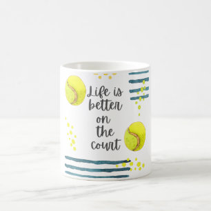 Mug Tennis Life est mieux sur le court