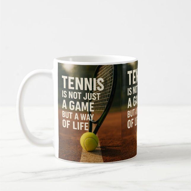 Mug tennis, not just a game (Gauche)