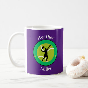 Mug - Tennis Player - Personalized - Add Name