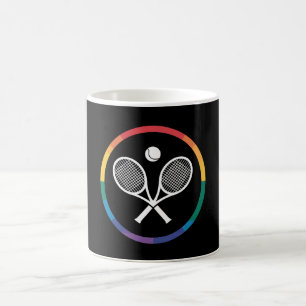 Mug Tennis Sports Arc-en-ciel LGBTQ Fierté Gay Allié