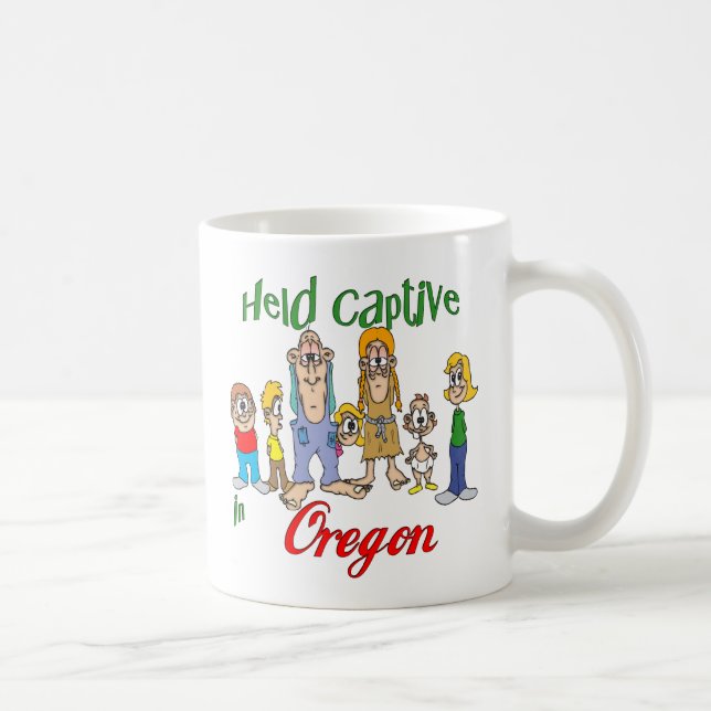 Mug Tenu captif en Oregon (Droite)