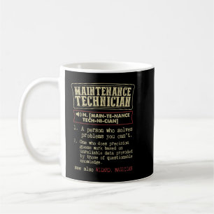 Mug Terme de définition du dictionnaire de technicien
