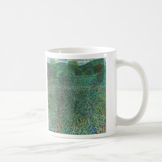 Mug Terrain de fleurs à Litzlberg Klimt, Paysage Vinta (Droite)