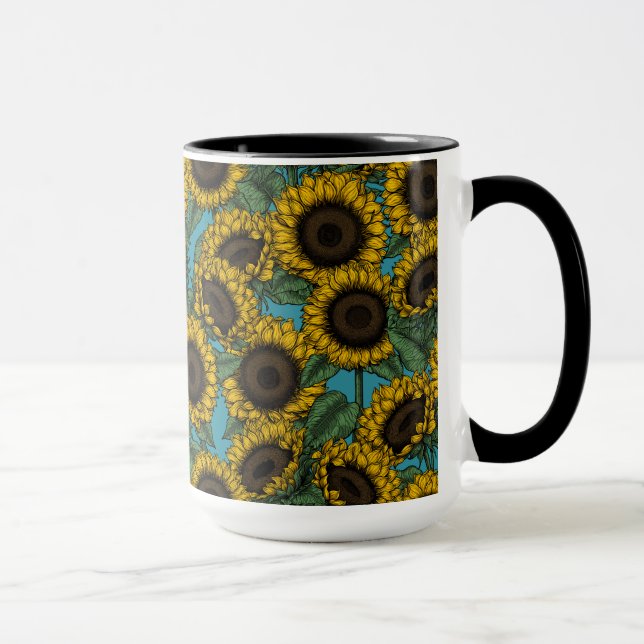 Mug Terrain de tournesol (Droite)