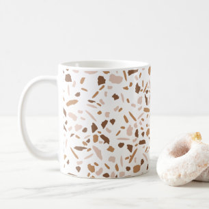 Mug Terrazzo Brown et Beige et White