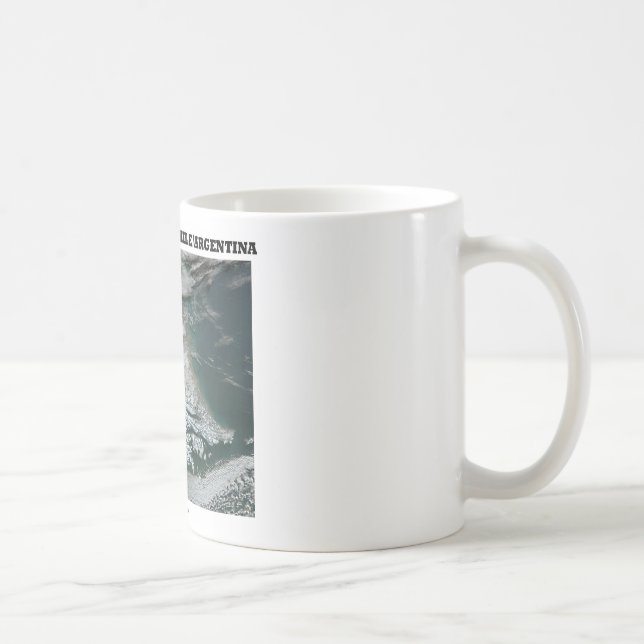 Mug Terre de Feu Chili/Argentine (la terre d'image) (Droite)