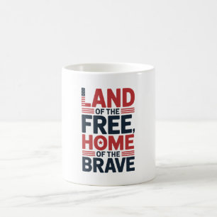Mug Terre de la Liberté Chemise USA Maison des Brave