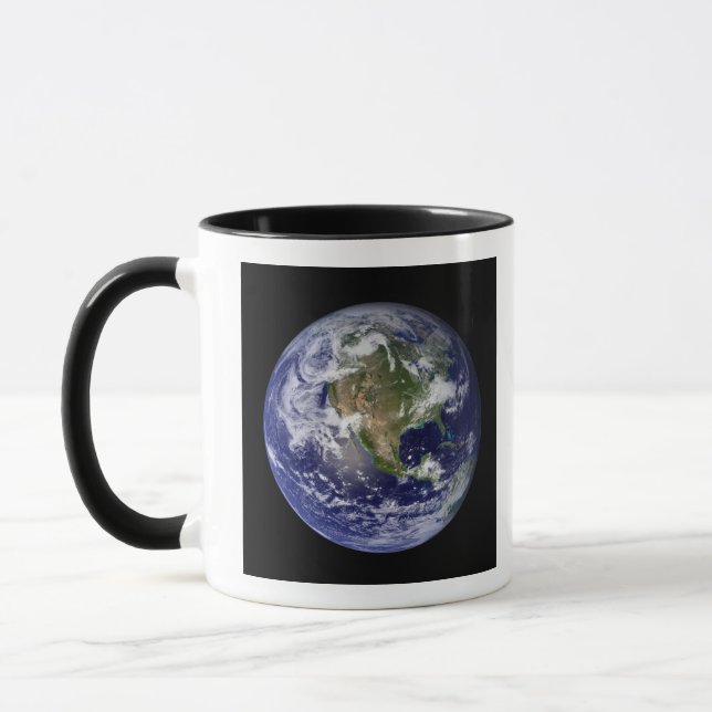Mug Terre entière montrant l'Amérique du Nord 3 (Gauche)