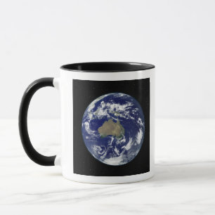 Mug Terre entièrement éclairée centrée sur l'Australie
