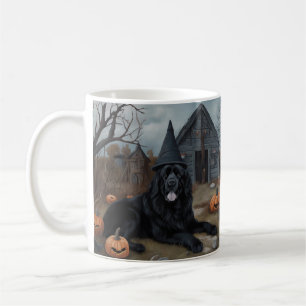 Mug Terre-Neuve Citrouille Halloween effroi