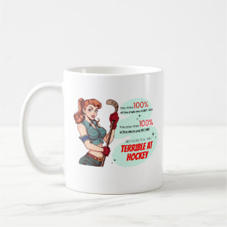 Mug Terrible Hockey amusant Sassy Rétro Démotivationni