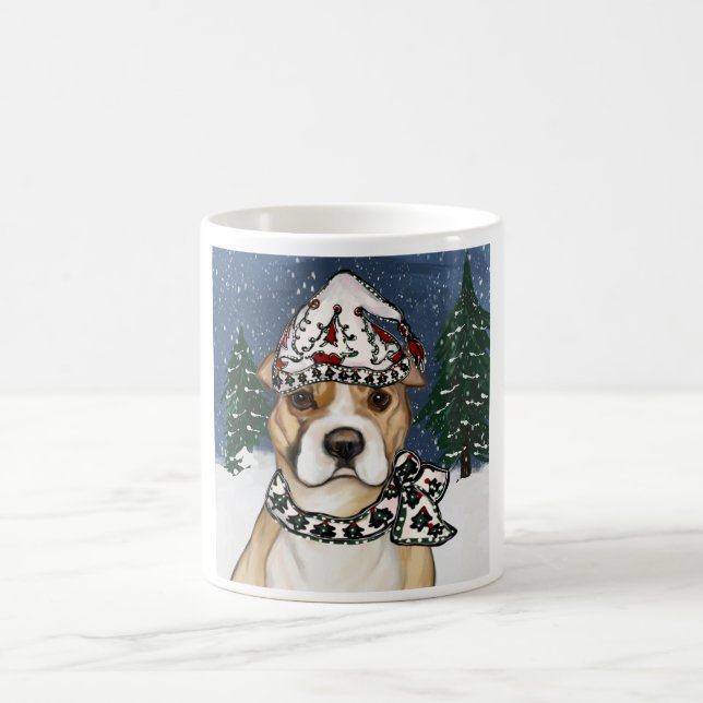 MUG TERRIER AMÉRICAIN DU STAFFORDSHIRE (Centre)