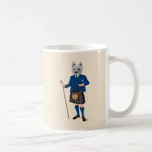 Mug Terrier de West Highland à Kilt 2 (Droite)