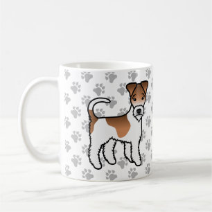 Mug Térrier Fox à fil de fer blanc et bronzé Chien de 