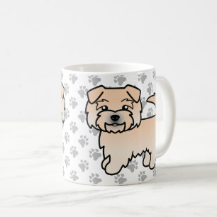Mug Terrier Norfolk Wheaten de dessin animé & pattes