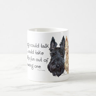 Mug Terriers écossais noirs et roux