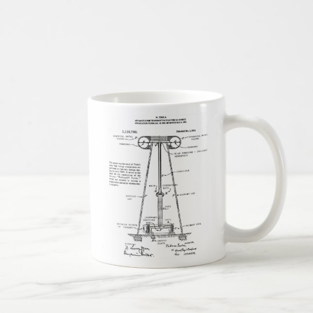 Mug teslacoil, transmission sans fil d'énergie ! (Droite)
