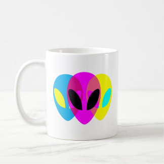Mug Tête Alien extraterrestre tryptique
