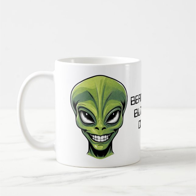 Mug Tête Alien verte (Gauche)