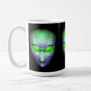Mug Tête Alien verte