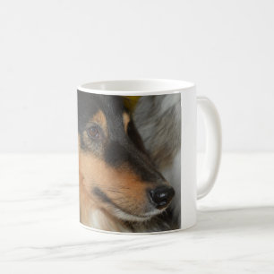 Mug tête bronzage de blanc noir de SHP de shet
