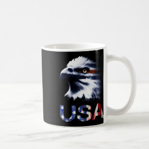 Mug Tête d'aigle patriotique des États-Unis - 4 juille