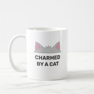 Mug Tête de chat et citation drôle de chat personnalis