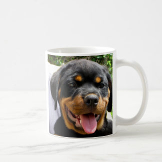 Mug Tête de chiot Rottweiler Chien mignonne