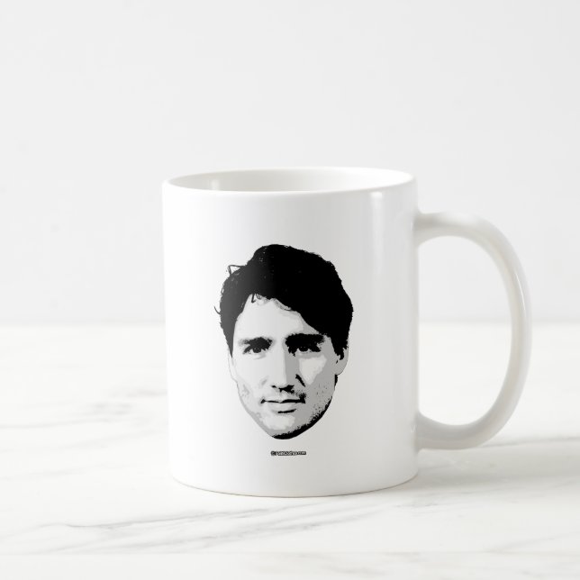 Mug Tête de Justin Trudeau du premier ministre - .png (Droite)