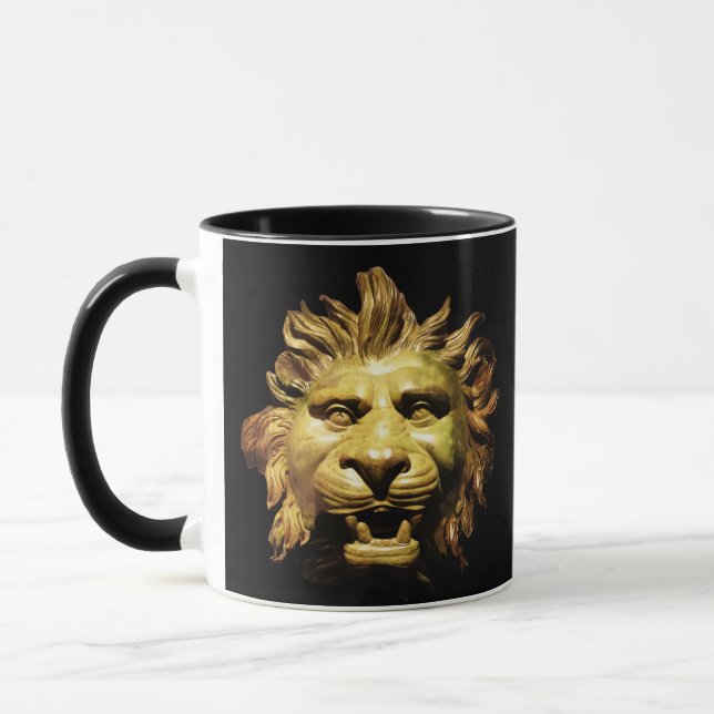 Mug TÊTE DE LION À BRONZE Figurehead Bateau romain ant (Gauche)