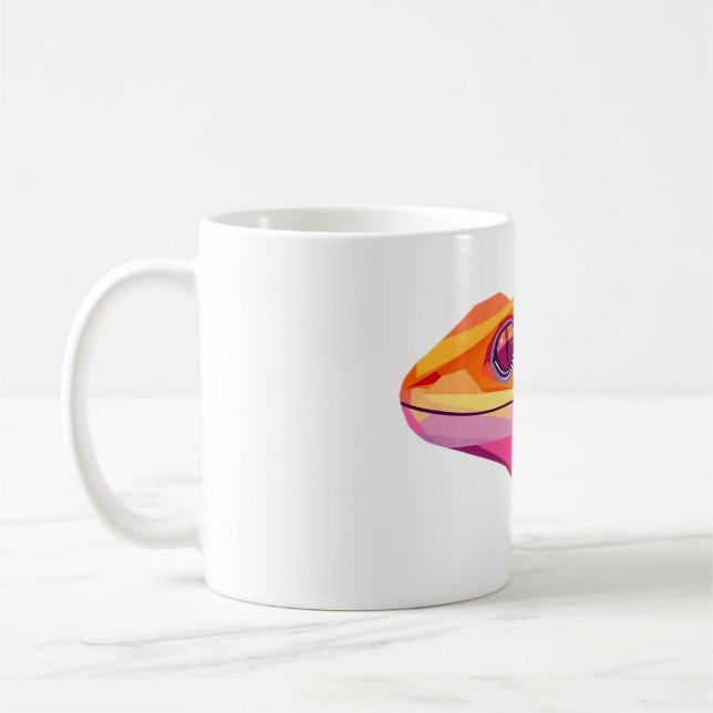 Mug Tête de Lizard au coucher du soleil du désert (Gauche)