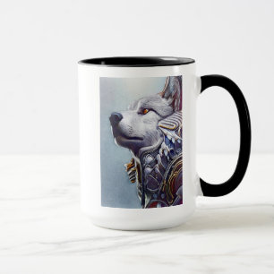 Mug Tête de loup d'inspiration vintage - Nostalgic