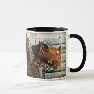 Mug Têtes de cheval mises un frein