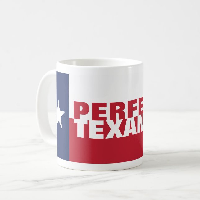Mug TEXAN Patriotique PARFAIT (Devant gauche)