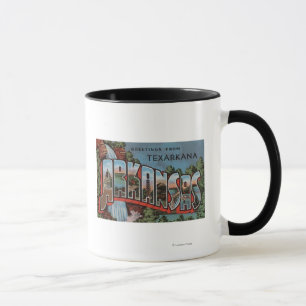 Mug Texarkana, Arkansas (Scène des chutes d'eau)