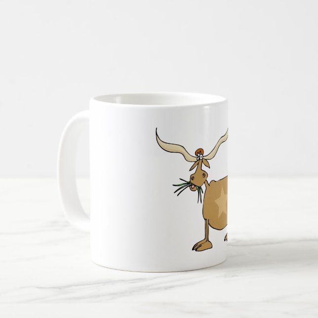 Mug Texas Longhorn Cow (Devant gauche)