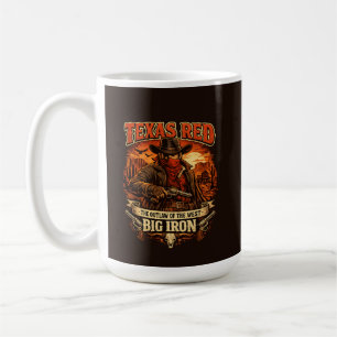 Mug Texas Red – Conception Western Cowboy Hors-la-loi