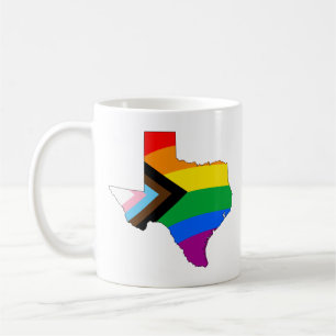 Mug Texas State Pride LGBTQ Progress Pride