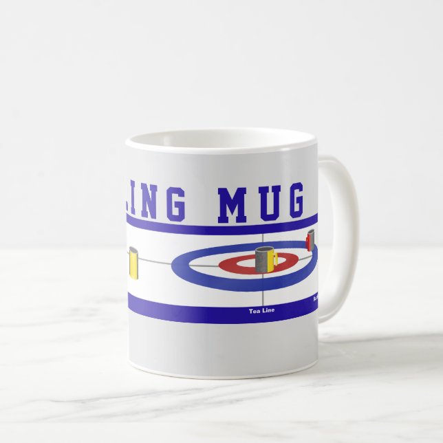 Mug Texte bleu moelleux (Devant droit)