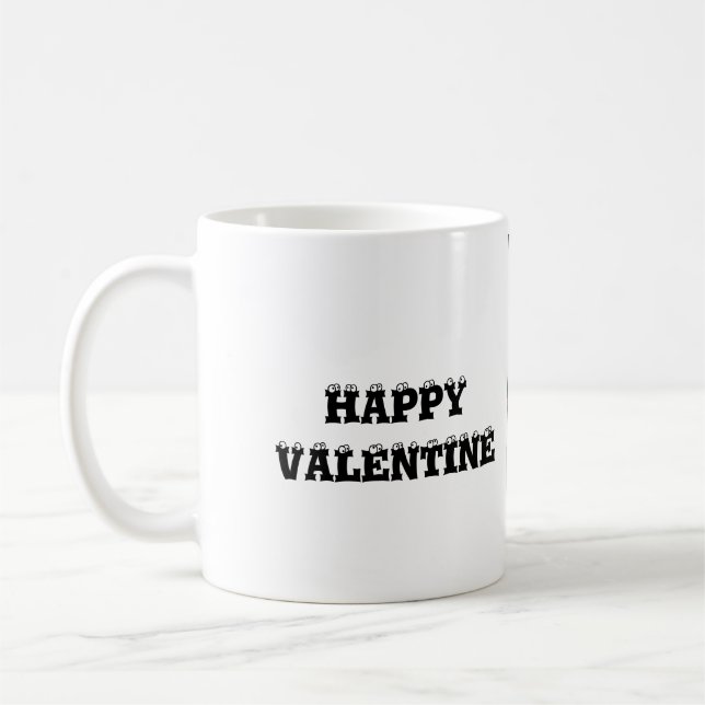 Mug Texte charmant de Valentine (Gauche)