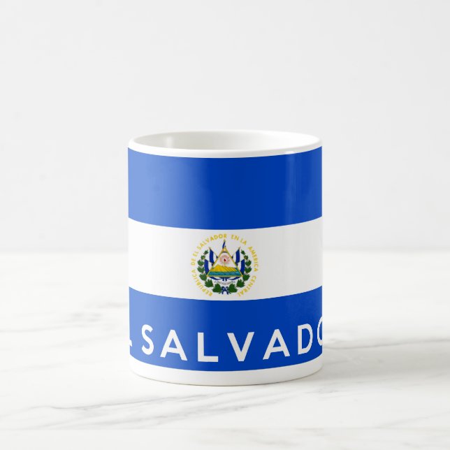 Mug texte de nom de symbole de drapeau de pays du (Centre)